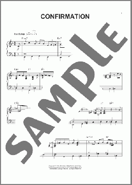 Confirmation (arr. Brent Edstrom)(Charlie Parker) 楽譜 ピアノ（ソロ） ダウンロード