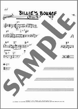 Billie's Bounce (Bill's Bounce)(Charlie Parker) 楽譜 その他 ダウンロード