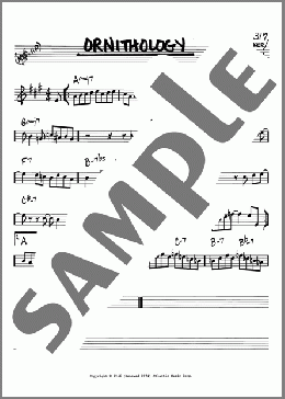 Ornithology(Charlie Parker) 楽譜 その他 ダウンロード