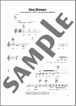 Sea Breeze(Dick Manning) 楽譜 ウクレレ（弾き語り） ダウンロード