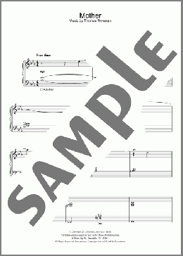 Mother(Thomas Newman) 楽譜 ピアノ（ソロ） ダウンロード