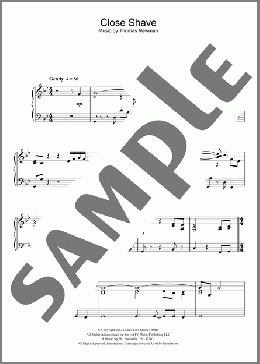 Close Shave(Thomas Newman) 楽譜 ピアノ（ソロ） ダウンロード
