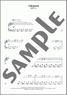 Telegram(John Lunn) 楽譜 ピアノ（ソロ） ダウンロード