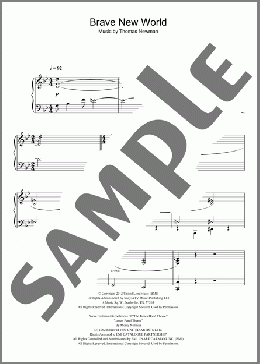 Brave New World(Thomas Newman) 楽譜 ピアノ（ソロ） ダウンロード