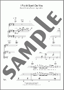 I Put A Spell On You(Nina Simone) 楽譜 その他 ダウンロード