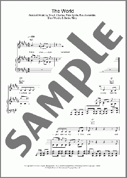 The World(Angel) 楽譜 その他 ダウンロード