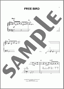 Free Bird(Lynyrd Skynyrd) 楽譜 その他 ダウンロード