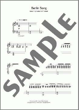 Berlin Song(Ludovico Einaudi) 楽譜 ピアノ（ソロ） ダウンロード