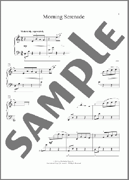 Morning Serenade(Randall Hartsell) 楽譜 ピアノ（ソロ） ダウンロード