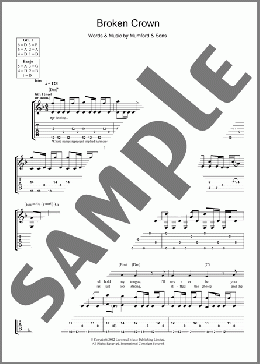 Broken Crown(Mumford & Sons) 楽譜 ギター（ソロ） ダウンロード