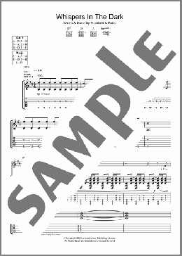 Whispers In The Dark(Mumford & Sons) 楽譜 ギター（ソロ） ダウンロード