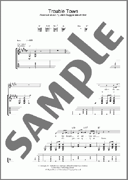 Trouble Town(Jake Bugg) 楽譜 ギター（ソロ） ダウンロード