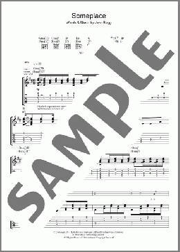 Someplace(Jake Bugg) 楽譜 ギター（ソロ） ダウンロード