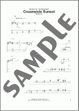 Creamsicle Sunset(Steve Vai) 楽譜 ギター（ソロ） ダウンロード