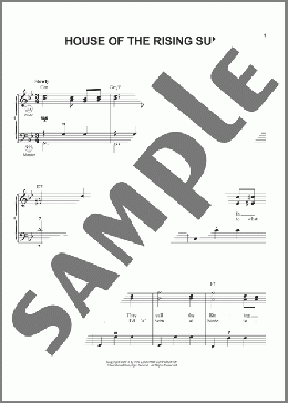 House Of The Rising Sun(Gary Meisner) 楽譜 その他 ダウンロード