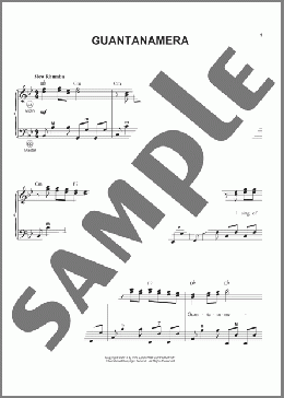 Guantanamera(Cuban Folksong) 楽譜 その他 ダウンロード