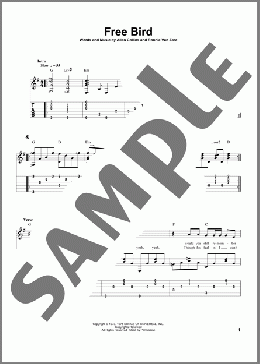 Free Bird(Lynyrd Skynyrd) 楽譜 ギター（その他） ダウンロード