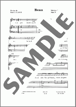 Beau(Mort Shuman) 楽譜 その他 ダウンロード