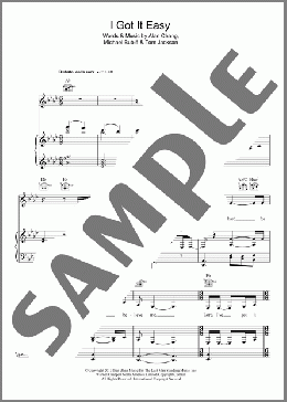 I Got It Easy(Michael Buble) 楽譜 その他 ダウンロード