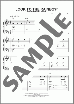 Look To The Rainbow(E.Y. Harburg) 楽譜 ピアノ（ソロ） ダウンロード