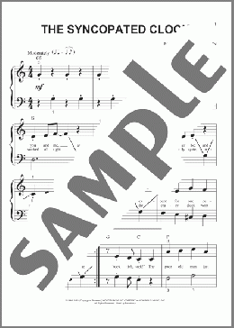 The Syncopated Clock(Leroy Anderson/Mitchell Parish) 楽譜 ピアノ（ソロ） ダウンロード