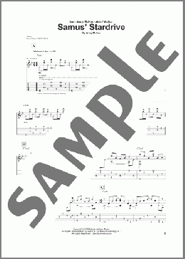 Samus' Stardrive(Andy McKee) 楽譜 ギター（ソロ） ダウンロード