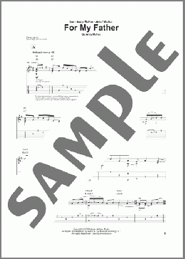 For My Father(Andy McKee) 楽譜 ギター（ソロ） ダウンロード