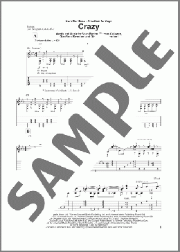 Crazy(Gnarls Barkley/Don Ross) 楽譜 ギター（その他） ダウンロード
