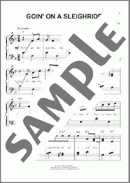 Goin' On A Sleighride(Ralph Blane) 楽譜 ピアノ（ソロ） ダウンロード