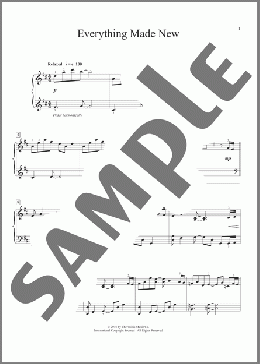 Everything Made New(Wendy Stevens) 楽譜 ピアノ（ソロ） ダウンロード