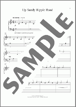 Up Sandy Ripple Road(Wendy Stevens) 楽譜 ピアノ（ソロ） ダウンロード