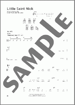 Little Saint Nick(The Beach Boys) 楽譜 ギターリード ダウンロード