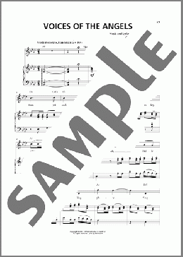 Voices Of The Angels(Christopher Smith) 楽譜 ピアノ & ボーカル ダウンロード