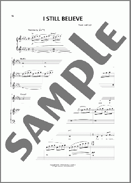I Still Believe(Christopher Smith) 楽譜 ピアノ & ボーカル ダウンロード