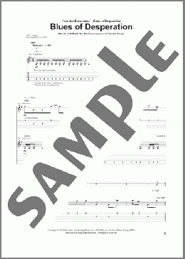 Blues Of Desperation(Joe Bonamassa) 楽譜 ギター（ソロ） ダウンロード