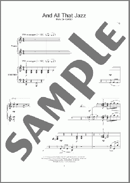 And All That Jazz(Fred Ebb) 楽譜 ピアノ（連弾） ダウンロード