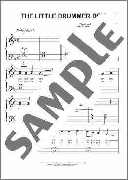The Little Drummer Boy(Gloria Gaynor/Harry Simeone/Henry Onorati/Katherine Davis) 楽譜 ピアノ（ソロ） ダウンロード