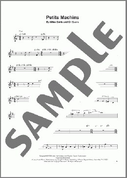 Petits Machins(Miles Davis) 楽譜 トランペット（ソロ） ダウンロード