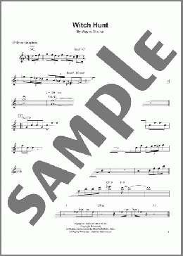 Witch Hunt(Wayne Shorter) 楽譜 テナーサックス（ソロ） ダウンロード