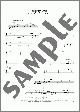 Eighty One(Miles Davis) 楽譜 トランペット（ソロ） ダウンロード