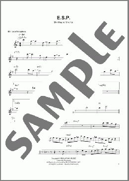 E.S.P.(Wayne Shorter) 楽譜 テナーサックス（ソロ） ダウンロード