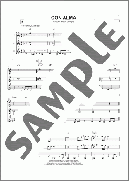 Con Alma(Dizzy Gillespie) 楽譜 ギターアンサンブル ダウンロード