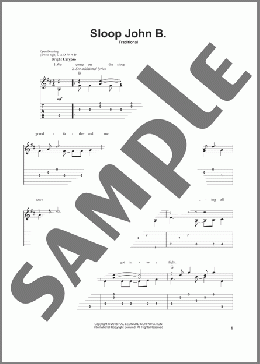 Sloop John B.(Traditional) 楽譜 ギター（その他） ダウンロード
