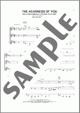 The Nearness Of You(George Shearing/Hoagy Carmichael) 楽譜 ギターアンサンブル ダウンロード
