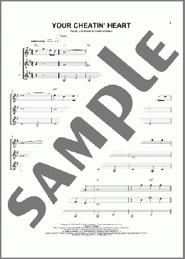 Your Cheatin' Heart(Patsy Cline/Hank Williams) 楽譜 ギターアンサンブル ダウンロード