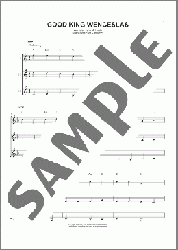 Good King Wenceslas(John M. Neale) 楽譜 ギターアンサンブル ダウンロード