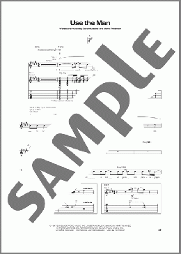 Use The Man(Megadeth) 楽譜 ギター（ソロ） ダウンロード