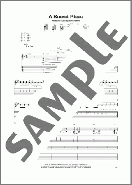 A Secret Place(Megadeth) 楽譜 ギター（ソロ） ダウンロード