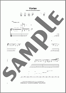 Vortex(Megadeth) 楽譜 ギター（ソロ） ダウンロード