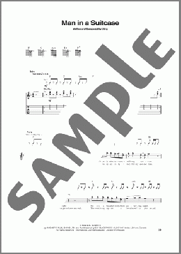 Man In A Suitcase(The Police) 楽譜 ギター（ソロ） ダウンロード